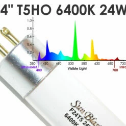 SunBlaster Replacement T5HO Lamp – 24", 6 Count