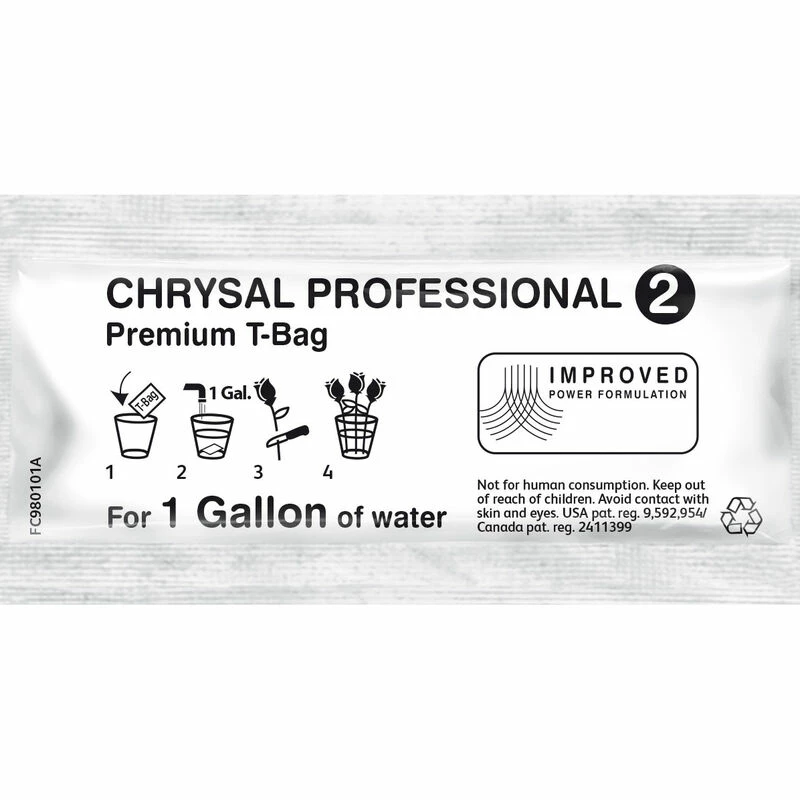 Chrysal Professional 2 Transport & Display T-Bags – 320 Count 3 Chrysal Professional 2 Transport & Display T-Bags – 320 Count
