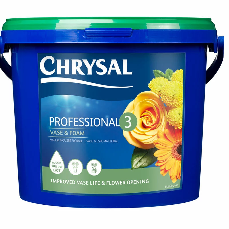 Chrysal Professional 3 Vase Solution – 10 Lb. 3 Chrysal Professional 3 Vase Solution – 10 Lb.